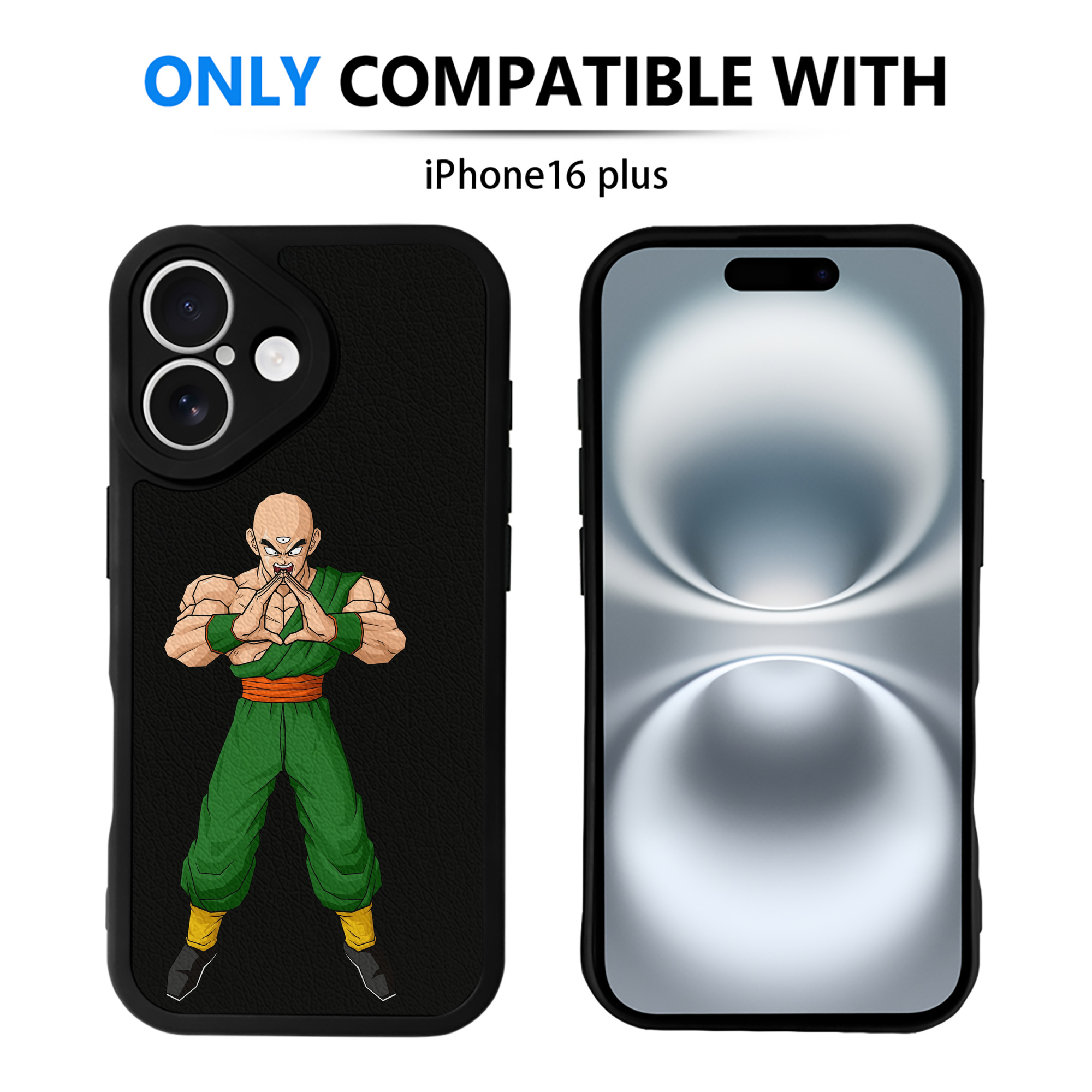 （画像用） ドラゴンボール DRAGON BALL 【iPhone 16シリーズ対応】シリコンスマホケース（レザー調） 材質：シリコン